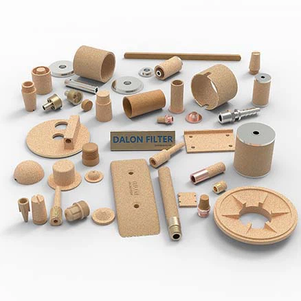 Bộ lọc đồng kim loại bột xốp thiêu kết